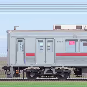東武9000型9102編成（山側）