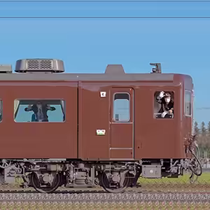 東武14系スハフ14 501（茶色）