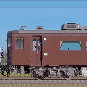 東武14系スハフ14 5（茶色）