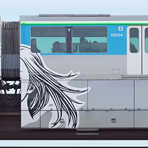 東京モノレール10000形「Hogalee氏デザイントレイン」10024