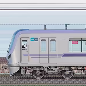 東京メトロ18000系18102編成（鷺沼検車区第22編成／山側）
