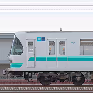 東京メトロ9000系9121編成（王子検車区第21編成／山側）