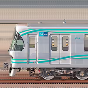 東京メトロ9000系リニューアル車9109編成（王子検車区第09編成／海側）