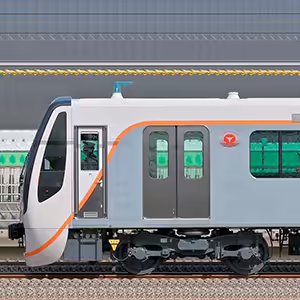 東急6020系6121編成（登場時・海側）