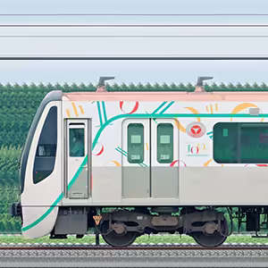 東急2020系2122編成「東急グループ創立100周年トレイン」(海側)