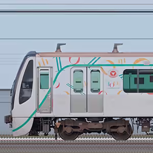 東急2020系2122編成「東急グループ創立100周年トレイン」（山側）
