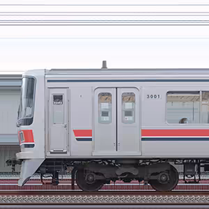 東急3000系3001編成（山側）