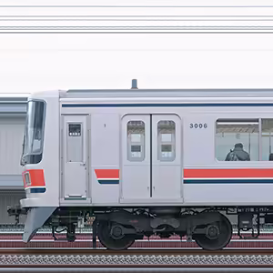 東急3000系3006編成（山側）