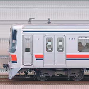 東急3000系3002編成（海側）