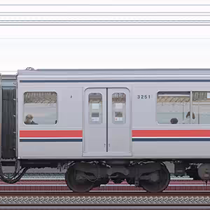 東急3000系デハ3251