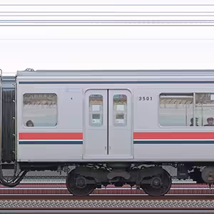 東急3000系サハ3501