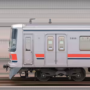 東急3000系3106編成（海側）