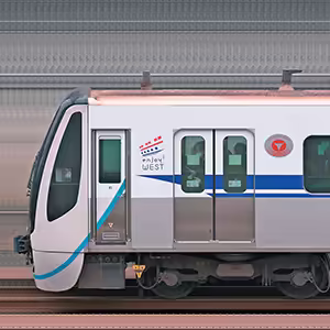 東急3020系3123編成「新幹線デザインラッピングトレイン」（海側）