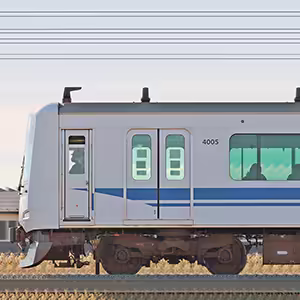 東急5050系4000番台4105編成「新幹線デザインラッピングトレイン」(海側)