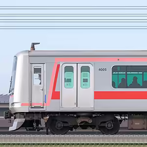 東急5050系4000番台4105編成(海側)