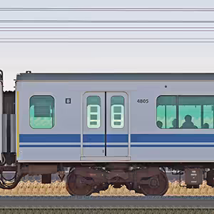 東急5050系4000番台「新幹線デザインラッピングトレイン」デハ4805