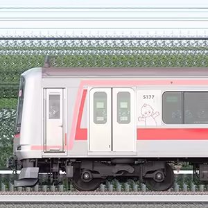 東急5050系5177編成(慣性軌道検測装置搭載・山側)