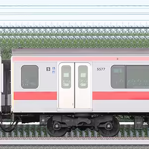 東急5050系サハ5577（慣性軌道検測装置搭載車）