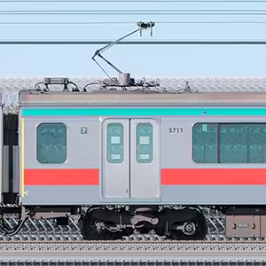 東急5000系デハ5711