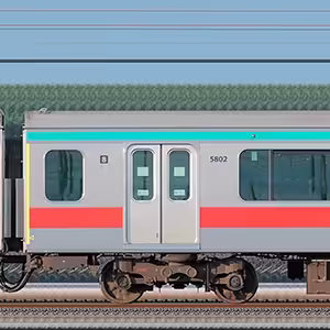 東急5000系サハ5802
