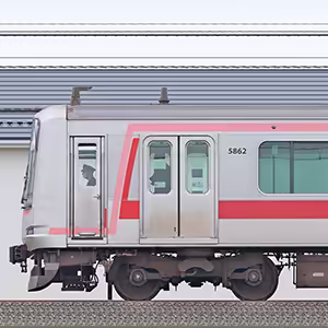 東急5050系5162編成(海側)