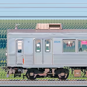東急8500系8629編成（海側）