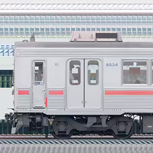 東急8500系8634編成（海側）