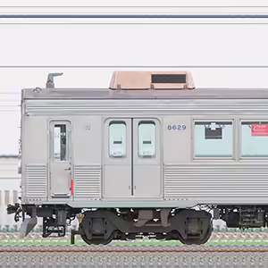 東急8500系8629編成（山側）