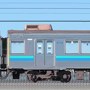 東急8500系デハ8714（伊豆急カラー）