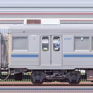 東急8500系動態保存車デハ8797