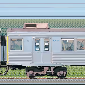 東急8500系デハ8835