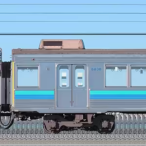 東急8500系デハ8838（伊豆急カラー）