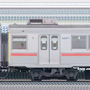 東急8500系デハ8887