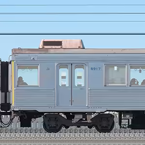 東急8500系サハ8917