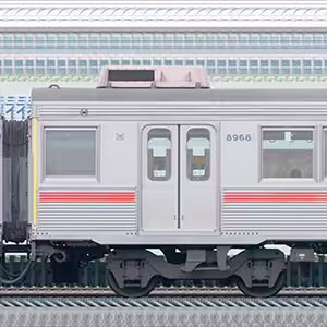 東急8500系サハ8968