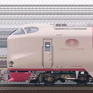 JR東海285系3000番台I4編成＋JR西日本285系I2編成（山側）