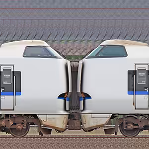 JR西日本 吹田総合車両所京都支所 683系W33編成＋681系V13編成（1位側）