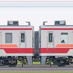 東武6050型6157編成＋野岩6050系61101編成（山側）
