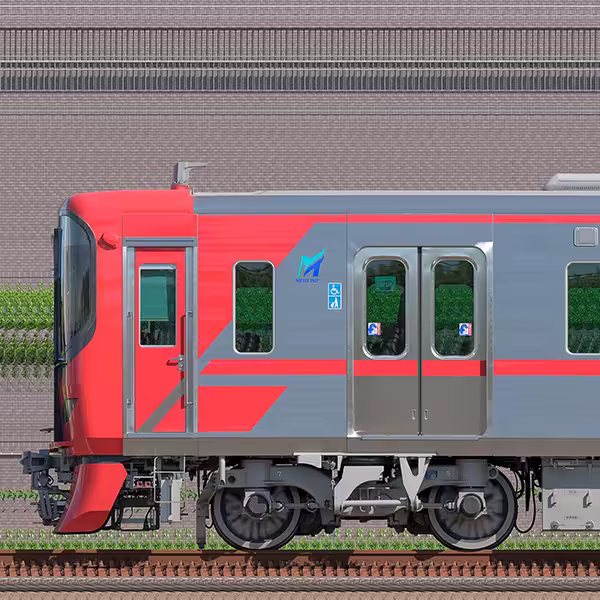 名鉄9100系（5次車）9122編成（海側）