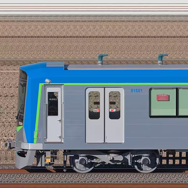 東武80000系81501編成（海側）
