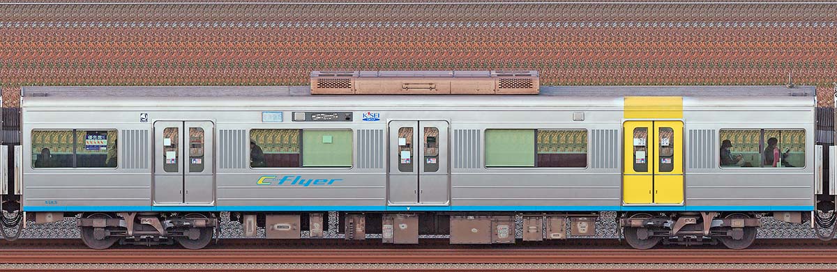 千葉ニュータウン鉄道9100形9103（2024年）海側の側面写真