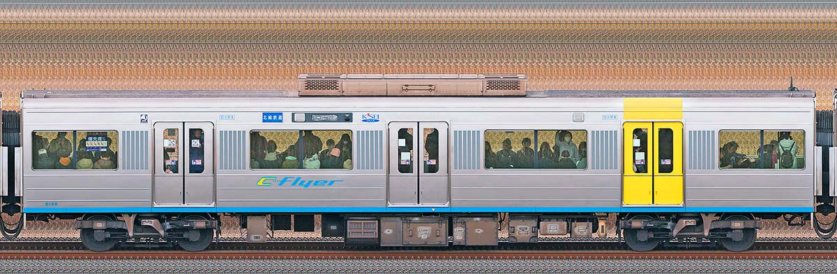 千葉ニュータウン鉄道9100形9106（2024年）山側の側面写真