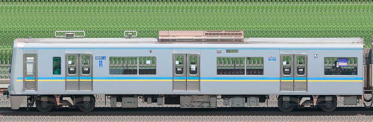 千葉ニュータウン鉄道9200形9201-8の側面写真｜RailFile.jp｜鉄道車両 