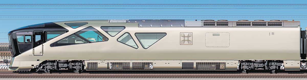 JR東日本E001形「TRAIN SUITE 四季島」E001-10の側面写真｜RailFile.jp 