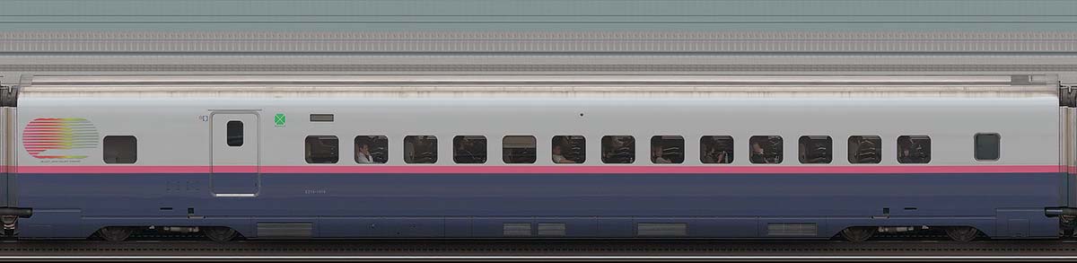 JR東日本E2系E215-1016山側の側面写真