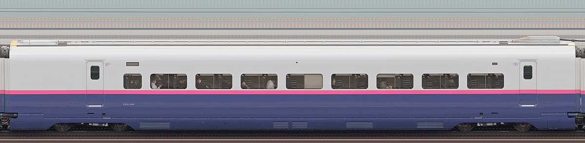 JR東日本E2系E225-1009山側の側面写真