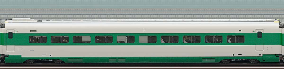 JR東日本E2系E226-1116(200系カラー)山側の側面写真