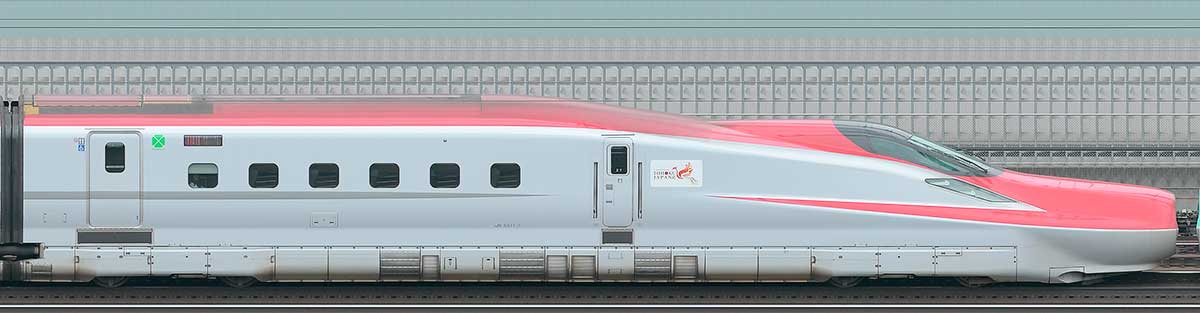 JR東日本E6系E611-7の側面写真｜RailFile.jp｜鉄道車両サイドビューの図鑑