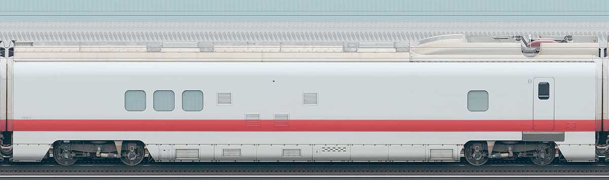 JR東日本E926形新幹線電気・軌道総合試験車「East i」E926-2の側面写真 