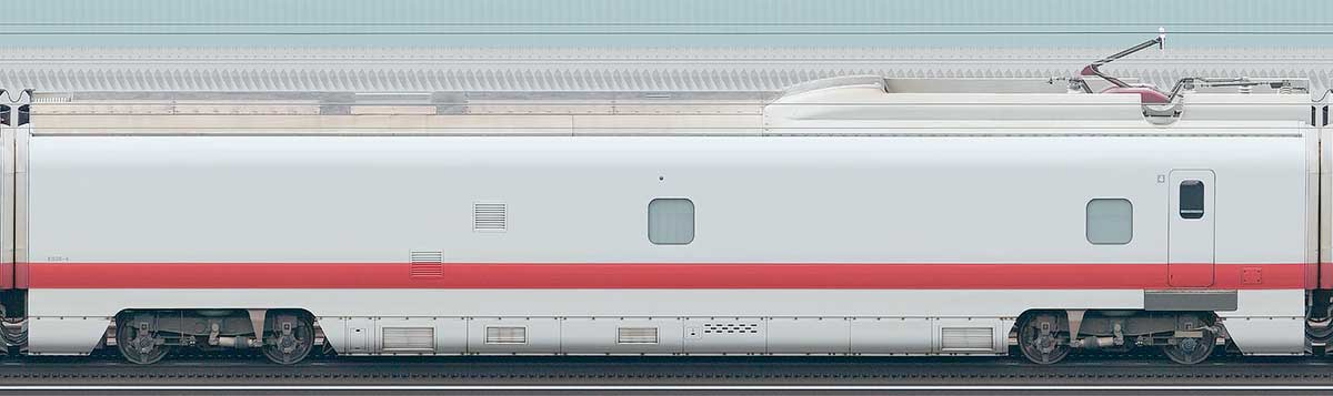 JR東日本E926形新幹線電気・軌道総合試験車「East i」E926-4山側の側面写真